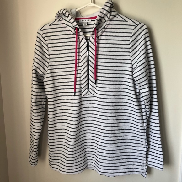 NEW Tribal 1/4 Zip Hoodie Medium - Picture 3 of 4